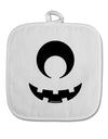 Cyclops Jack-o-Lantern White Fabric Pot Holder Hot Pad-Pot Holder-TooLoud-White-Davson Sales