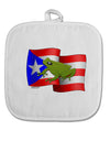 Puerto Rico Coqui White Fabric Pot Holder Hot Pad-Pot Holder-TooLoud-White-Davson Sales