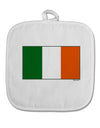 Irish Flag - Flag of Ireland White Fabric Pot Holder Hot Pad-Pot Holder-TooLoud-White-Davson Sales