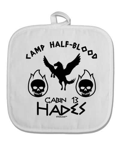 Cabin 13 HadesHalf Blood White Fabric Pot Holder Hot Pad-Pot Holder-TooLoud-White-Davson Sales