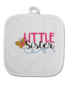 Little Sister White Fabric Pot Holder Hot Pad-Pot Holder-TooLoud-White-Davson Sales