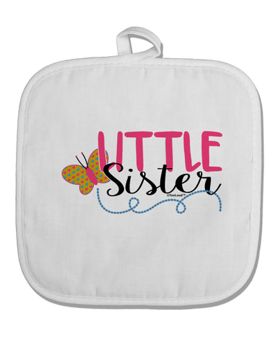 Little Sister White Fabric Pot Holder Hot Pad-Pot Holder-TooLoud-White-Davson Sales