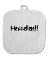 Mexcellent - Cinco De Mayo White Fabric Pot Holder Hot Pad by TooLoud-Pot Holder-TooLoud-White-Davson Sales