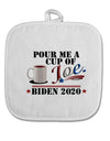 TooLoud Cup of Joe -Biden White Fabric Pot Holder Hot Pad-PotHolders-TooLoud-Davson Sales