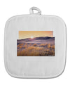 Colorado Sand Dunes Cutout White Fabric Pot Holder Hot Pad-Pot Holder-TooLoud-White-Davson Sales