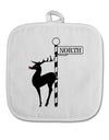 Rudolf the Ratchet Reindeer White Fabric Pot Holder Hot Pad-Pot Holder-TooLoud-White-Davson Sales