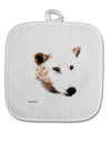 TooLoud White Wolf Head Cutout White Fabric Pot Holder Hot Pad-Pot Holder-TooLoud-White-Davson Sales