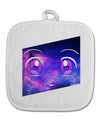 Cute Cosmic Eyes White Fabric Pot Holder Hot Pad-Pot Holder-TooLoud-White-Davson Sales