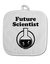 Future Scientist Distressed White Fabric Pot Holder Hot Pad-Pot Holder-TooLoud-White-Davson Sales