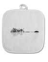 Nature's Harmony Guitar White Fabric Pot Holder Hot Pad by TooLoud-Pot Holder-TooLoud-White-Davson Sales