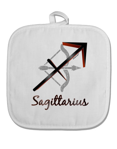 Sagittarius Symbol White Fabric Pot Holder Hot Pad-Pot Holder-TooLoud-White-Davson Sales