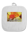 Colorado - Autumn Text White Fabric Pot Holder Hot Pad-Pot Holder-TooLoud-White-Davson Sales