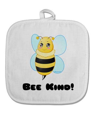 Bee Kind White Fabric Pot Holder Hot Pad-Pot Holder-TooLoud-White-Davson Sales