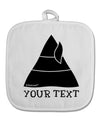 Personalized Matching Elf Family Design - Your Text White Fabric Pot Holder Hot Pad-Pot Holder-TooLoud-White-Davson Sales