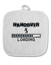 Hangover Loading White Fabric Pot Holder Hot Pad-Pot Holder-TooLoud-White-Davson Sales