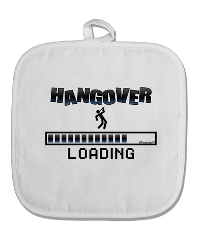 Hangover Loading White Fabric Pot Holder Hot Pad-Pot Holder-TooLoud-White-Davson Sales