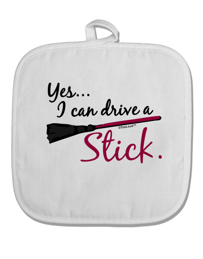 Drive Stick Pink White Fabric Pot Holder Hot Pad-Pot Holder-TooLoud-White-Davson Sales