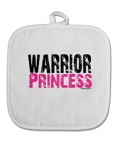 TooLoud Warrior Princess Pink White Fabric Pot Holder Hot Pad-Pot Holder-TooLoud-White-Davson Sales