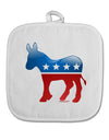 Democrat Bubble Symbol White Fabric Pot Holder Hot Pad-Pot Holder-TooLoud-White-Davson Sales