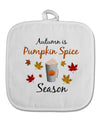 Pumpkin Spice Season White Fabric Pot Holder Hot Pad-Pot Holder-TooLoud-White-Davson Sales