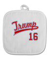Trump Jersey 16 White Fabric Pot Holder Hot Pad-Pot Holder-TooLoud-White-Davson Sales
