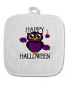 Owl Purple Text White Fabric Pot Holder Hot Pad-Pot Holder-TooLoud-White-Davson Sales