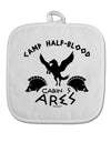 Camp Half Blood Cabin 5 Ares White Fabric Pot Holder Hot Pad by TooLoud-Pot Holder-TooLoud-White-Davson Sales