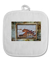 Mine Scene Colorado White Fabric Pot Holder Hot Pad by TooLoud-Pot Holder-TooLoud-White-Davson Sales