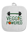 Veggie Powered White Fabric Pot Holder Hot Pad-Pot Holder-TooLoud-White-Davson Sales