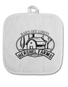 Hershel Farms White Fabric Pot Holder Hot Pad by TooLoud-Pot Holder-TooLoud-White-Davson Sales