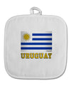 TooLoud Uruguay Flag White Fabric Pot Holder Hot Pad-Pot Holder-TooLoud-White-Davson Sales