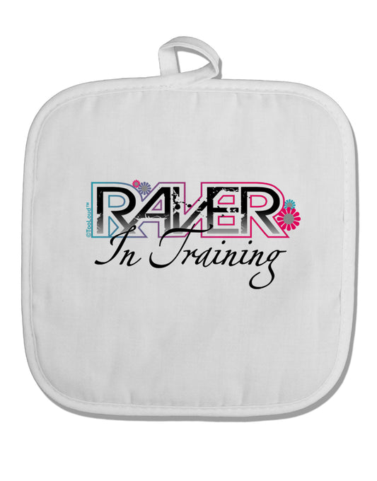 Matching Raver - In Training White Fabric Pot Holder Hot Pad-Pot Holder-TooLoud-White-Davson Sales