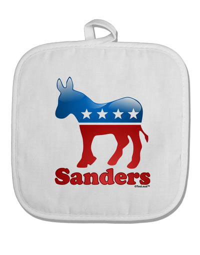 Sanders Bubble Symbol White Fabric Pot Holder Hot Pad-Pot Holder-TooLoud-White-Davson Sales