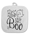 TooLoud He's My Boo White Fabric Pot Holder Hot Pad-PotHolders-TooLoud-Davson Sales