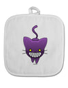 Evil Kitty White Fabric Pot Holder Hot Pad-Pot Holder-TooLoud-White-Davson Sales