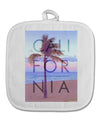 California Beach Filter White Fabric Pot Holder Hot Pad-Pot Holder-TooLoud-White-Davson Sales