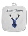 Expecto Patronum Space Stag White Fabric Pot Holder Hot Pad-Pot Holder-TooLoud-White-Davson Sales