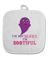 BOOtiful Ghost Purple White Fabric Pot Holder Hot Pad-Pot Holder-TooLoud-White-Davson Sales