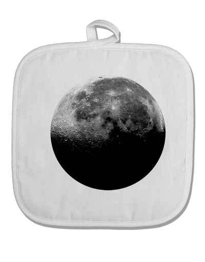 Moon of Earth White Fabric Pot Holder Hot Pad-Pot Holder-TooLoud-White-Davson Sales