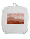 Red Planet Landscape White Fabric Pot Holder Hot Pad-Pot Holder-TooLoud-White-Davson Sales