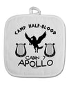 Cabin 7 Apollo Camp Half Blood White Fabric Pot Holder Hot Pad-Pot Holder-TooLoud-White-Davson Sales