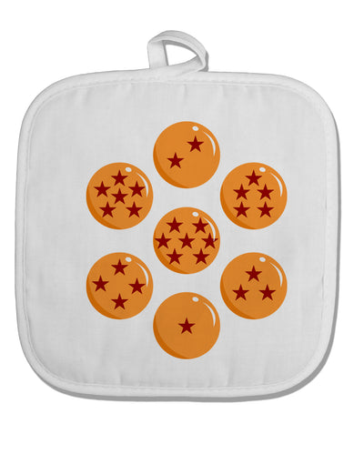 Magic Star Orbs White Fabric Pot Holder Hot Pad by TooLoud-Pot Holder-TooLoud-White-Davson Sales