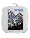 Mountain Landscape 2 White Fabric Pot Holder Hot Pad-Pot Holder-TooLoud-White-Davson Sales