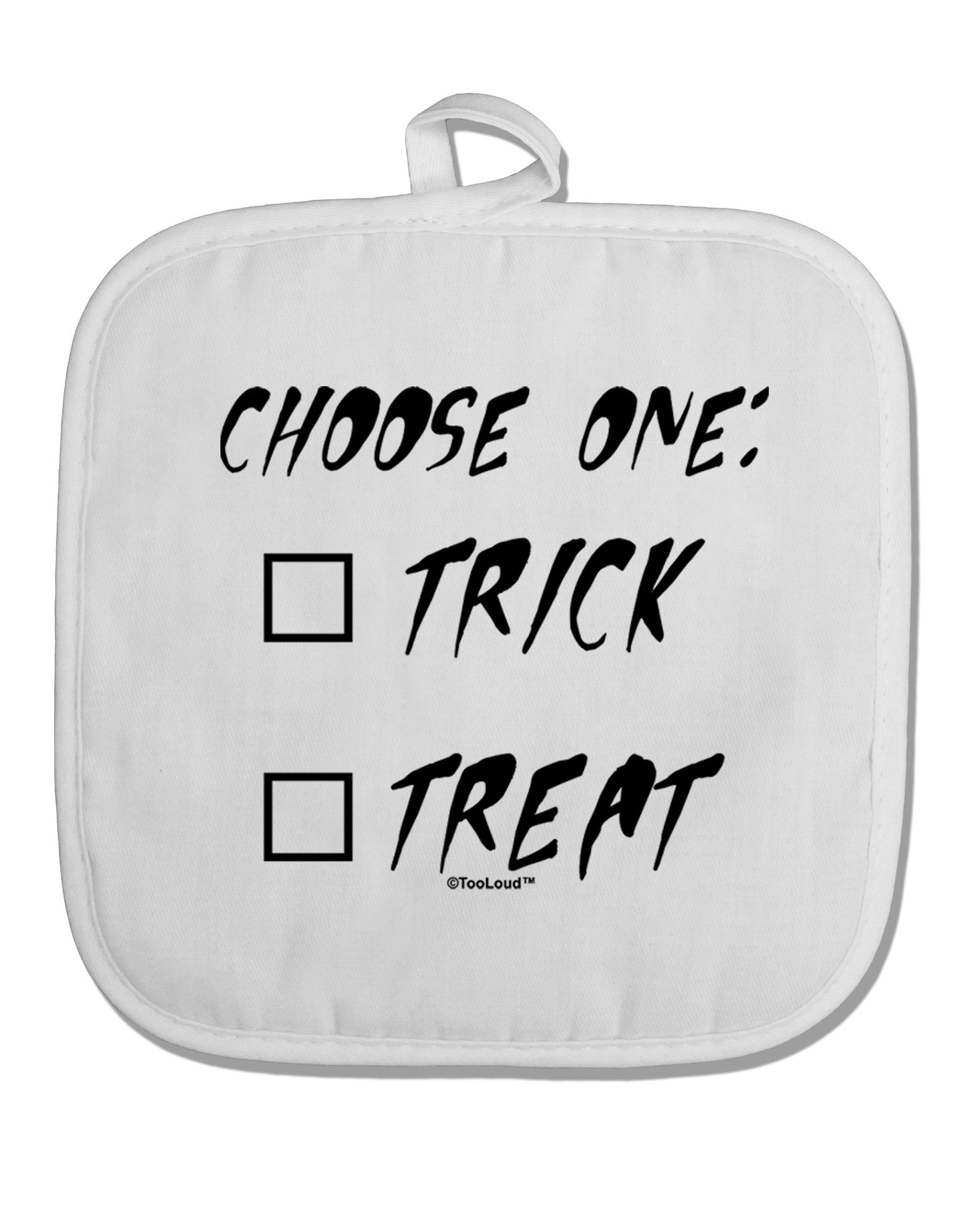 Choose One Unchecked White Fabric Pot Holder Hot Pad-Pot Holder-TooLoud-White-Davson Sales