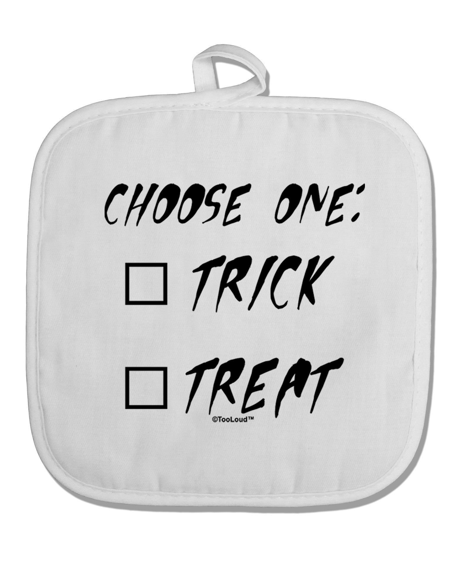 Choose One Unchecked White Fabric Pot Holder Hot Pad-Pot Holder-TooLoud-White-Davson Sales