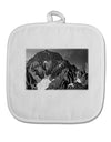 San Juan Mountain Range 2 White Fabric Pot Holder Hot Pad-Pot Holder-TooLoud-White-Davson Sales