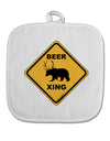 Beer Xing White Fabric Pot Holder Hot Pad-Pot Holder-TooLoud-White-Davson Sales