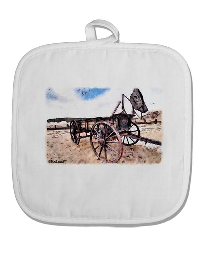 Antique Vehicle White Fabric Pot Holder Hot Pad-Pot Holder-TooLoud-White-Davson Sales