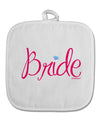 Bride Design - Diamond - Color White Fabric Pot Holder Hot Pad-Pot Holder-TooLoud-White-Davson Sales