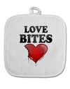 Love Bites White Fabric Pot Holder Hot Pad-Pot Holder-TooLoud-White-Davson Sales